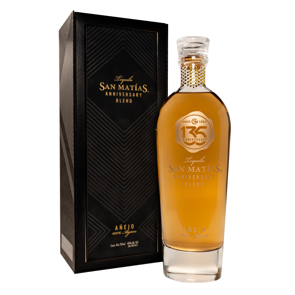 TEQUILA SAN MATIAS AÑEJO 135 ANIVERSARIO 750ML Vinos América