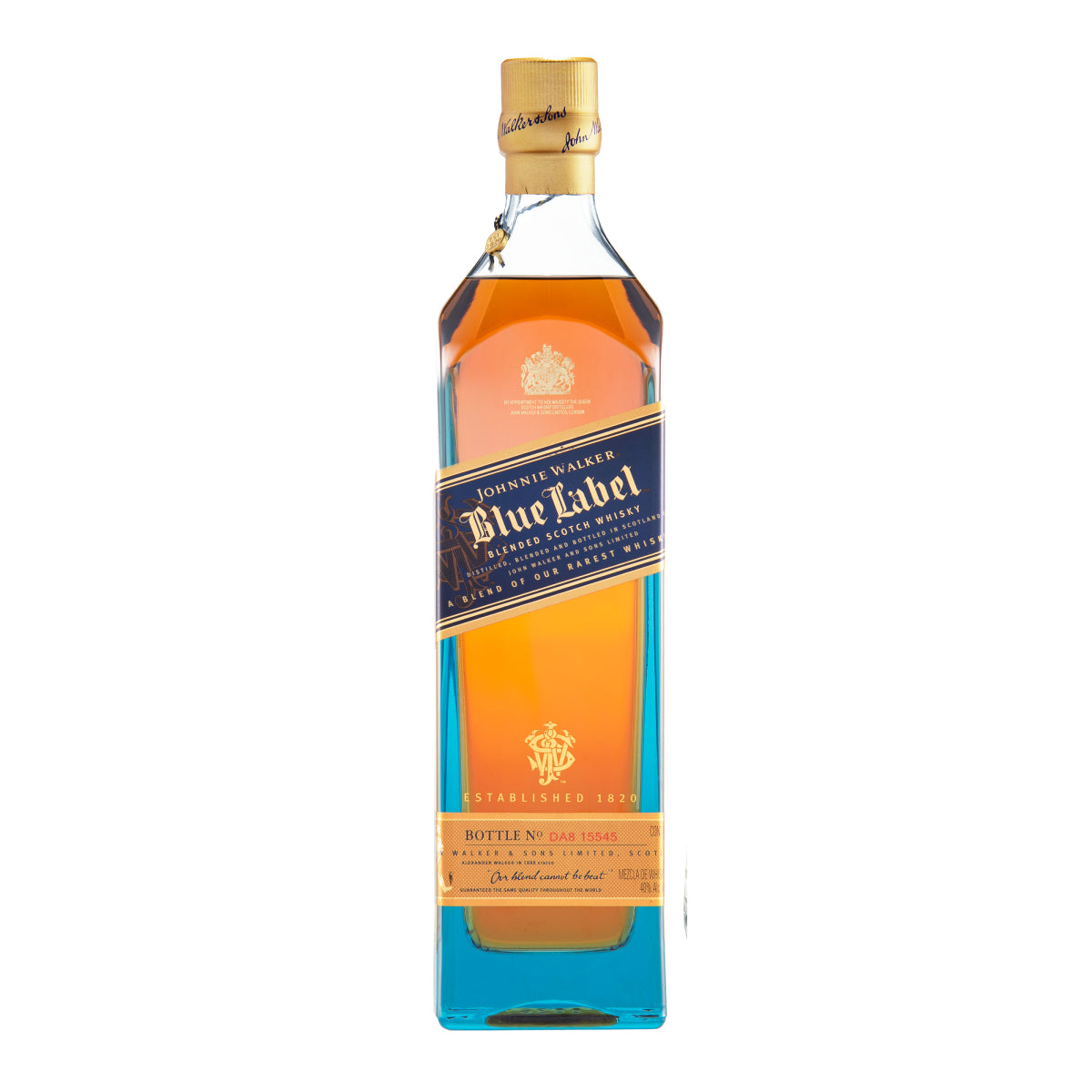 Whisky Johnnie Blue Label Blended Scotch 750 ml Vinos América