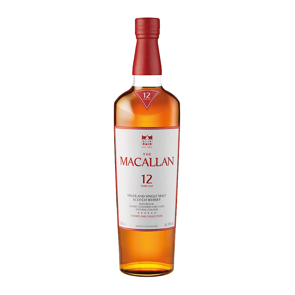 WHISKY THE MACALLAN 12 SHERRY OAK 700ML – Vinos América