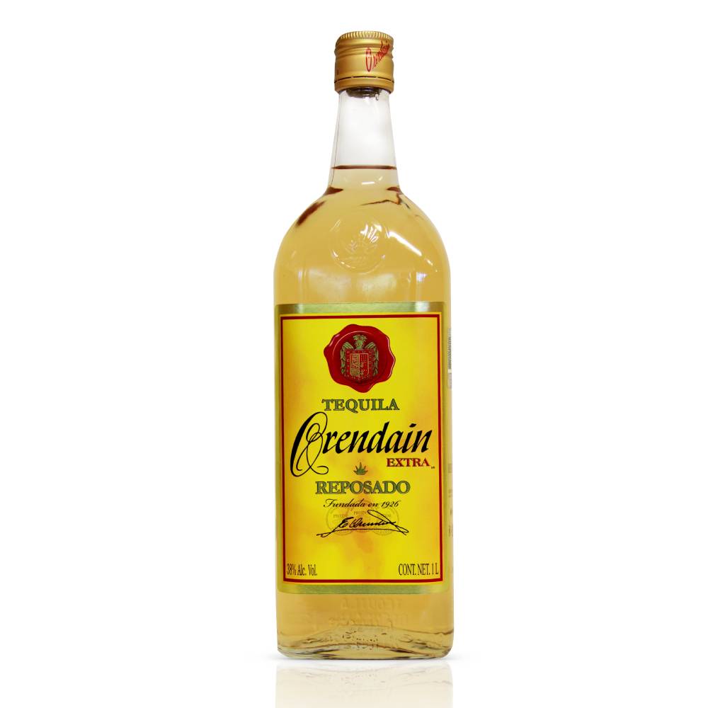 TEQUILA ORENDAIN EXTRA REPOSADO 1000ML Vinos América