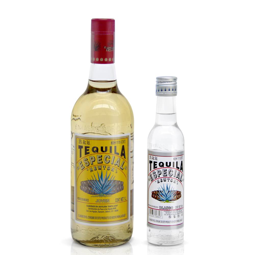 TEQUILA NEWTON ESPECIAL JOVEN 1000ML + TEQUILA NEWTON ESPECIAL BLANCO ...