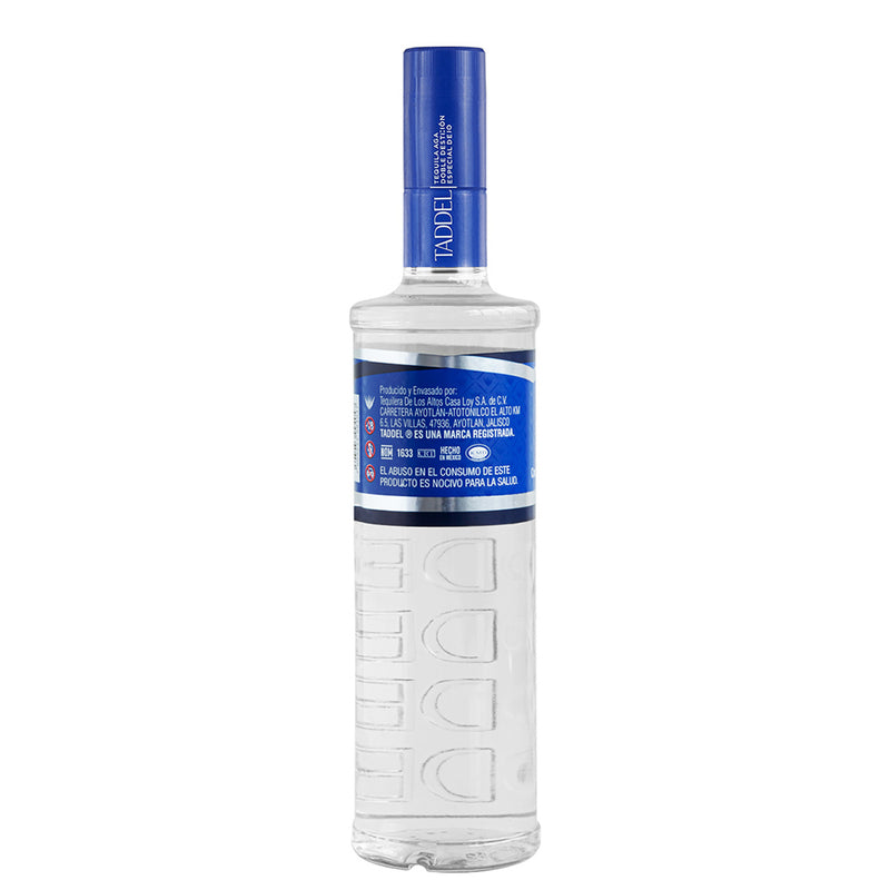 TEQUILA TADDEL PLATA 750ML