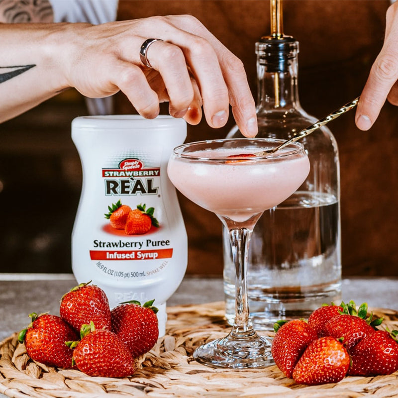 PUREE REAL STRAWBERRY 500ML