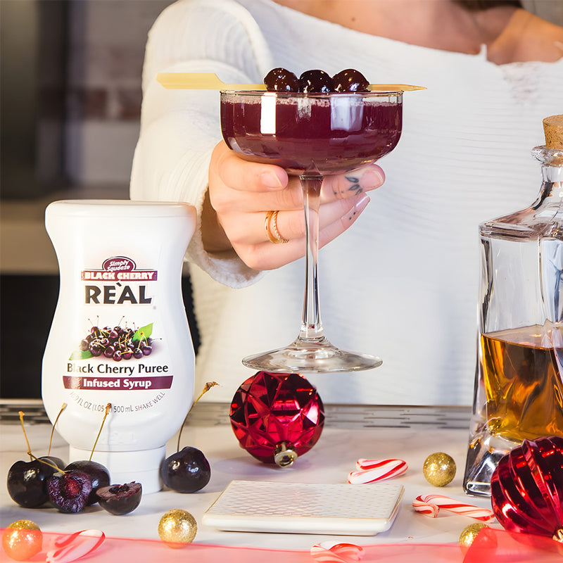 PUREE REAL BLACK CHERRY 500ML