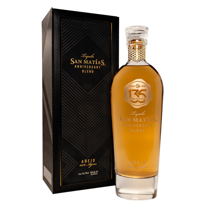 TEQUILA SAN MATIAS AÑEJO 135 ANIVERSARIO 750ML