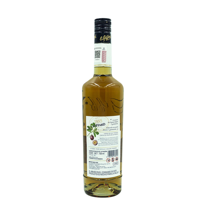 LICOR GIFFARD CREME DE FRUIT DE LA PASSION 700 ML