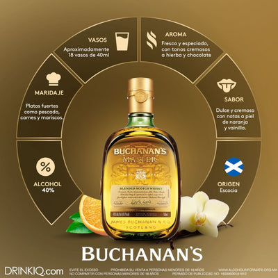 Whisky Buchanan's Master Blended Scotch 750 ml