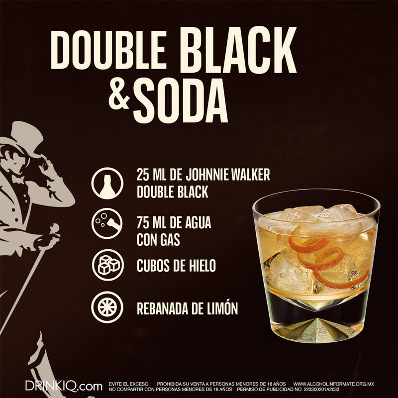 Whisky Johnnie Walker Double Black 750 ml