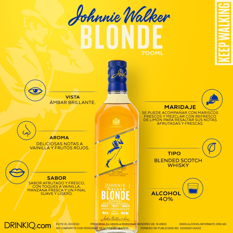 Whisky Johnnie Walker Blonde Blended Scotch 700 ml