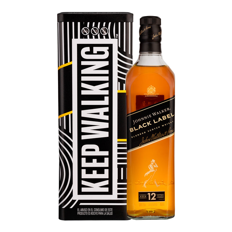 Whisky Johnnie Walker Black 750 ml Edición Limitada La Gran Fiesta de México