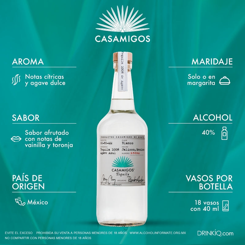 Tequila Casamigos Blanco 750 ML