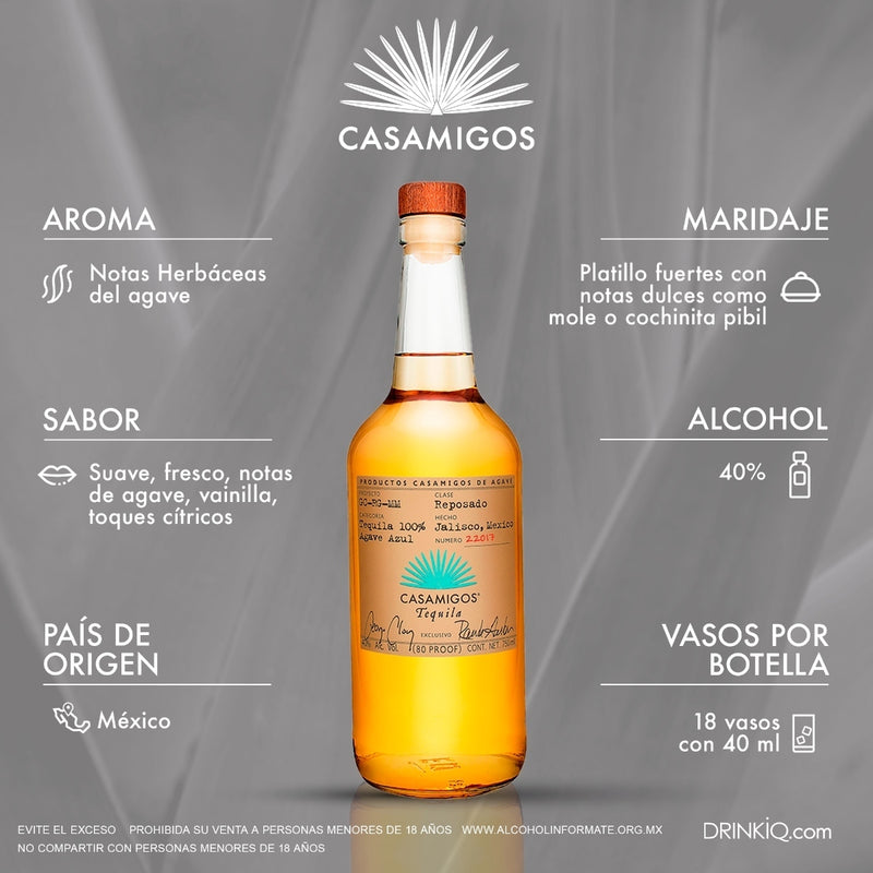 Tequila Casamigos Reposado 750 ml