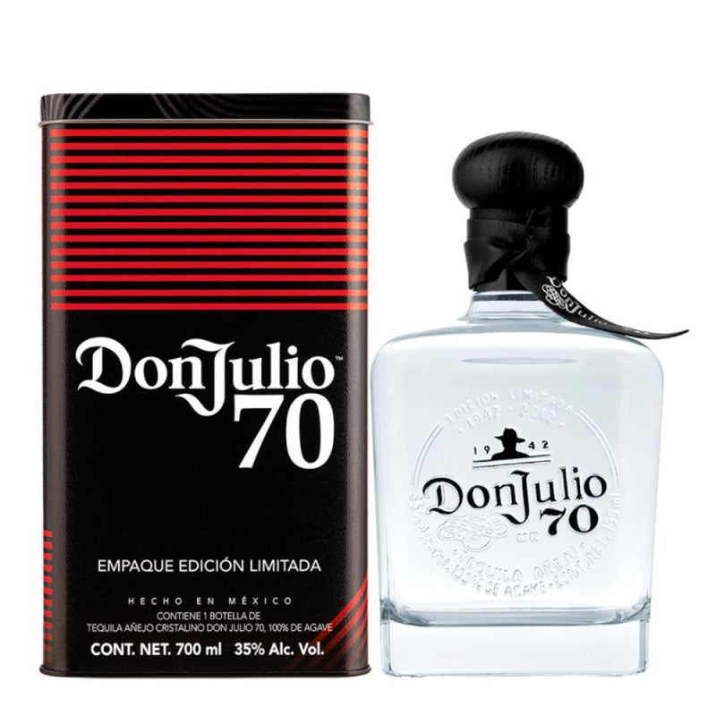 Tequila Don Julio 70 Cristalino 700ml Edición Limitada La Gran Fiesta de México