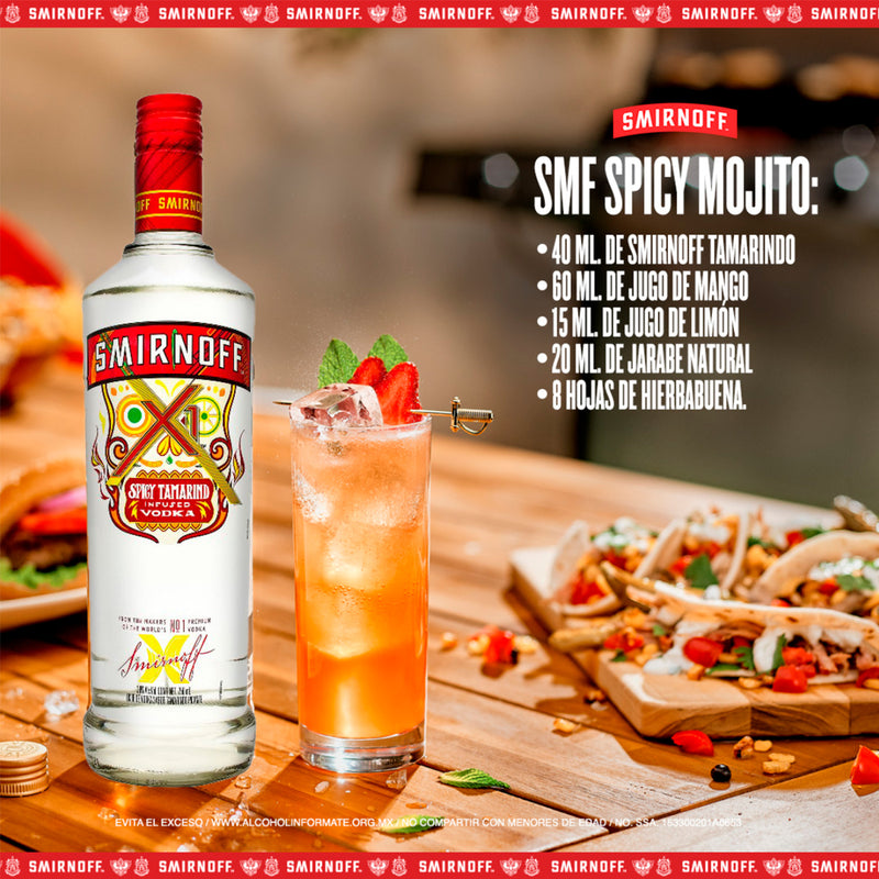 Vodka Smirnoff X1 Tamarindo 750 ml