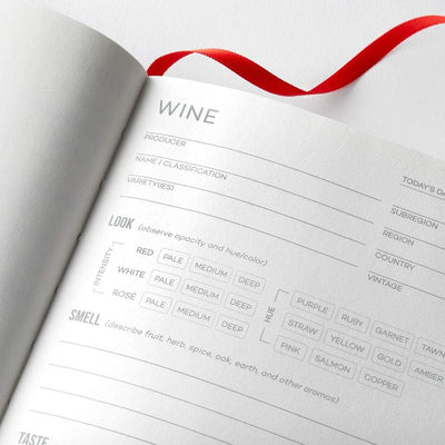 Regalo Vino Tinto Piedra Papel + Libreta “Wine Folly Tasting Journal”