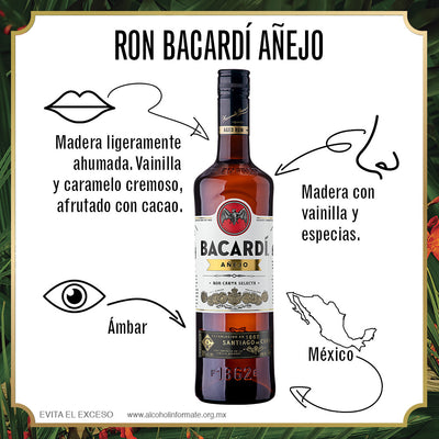 RON BACARDI  AÑEJO 750ML