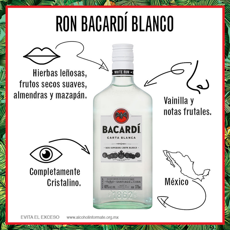 RON BACARDI CARTA BLANCA 375ML