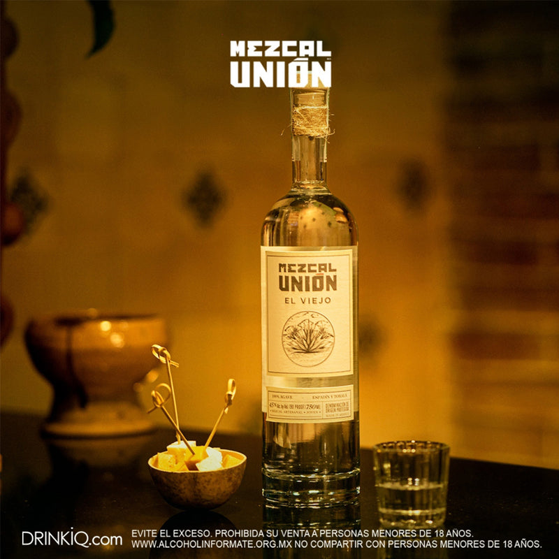 Mezcal Unión El Viejo Espadín y Tobalá 700 ml