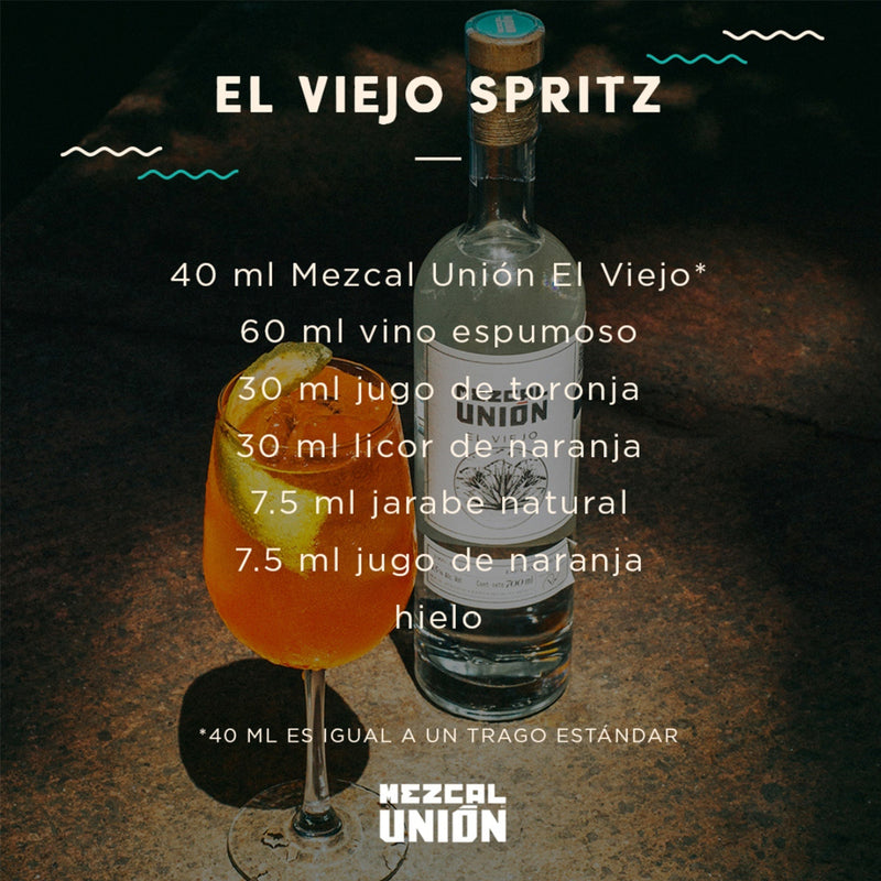 Mezcal Unión El Viejo Espadín y Tobalá 700 ml