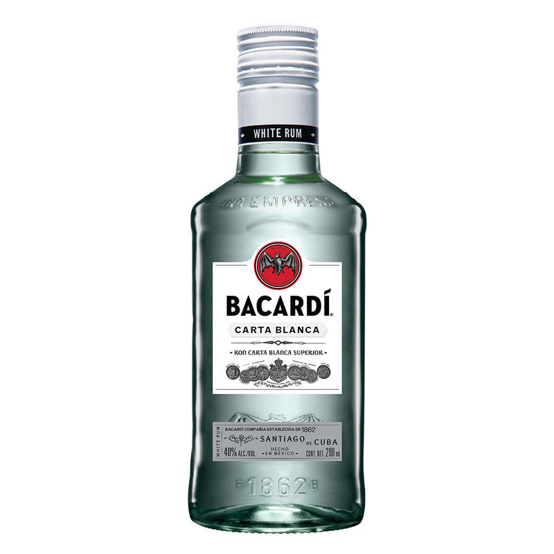 RON BACARDI CARTA BLANCA 200 ML