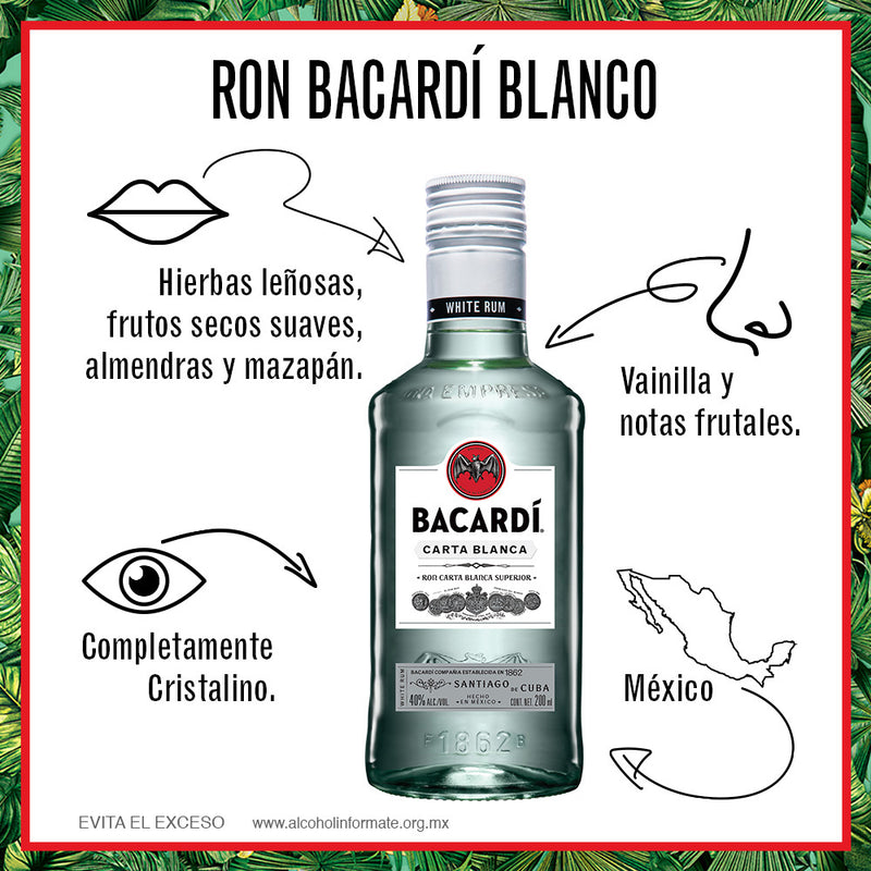 RON BACARDI CARTA BLANCA 200 ML