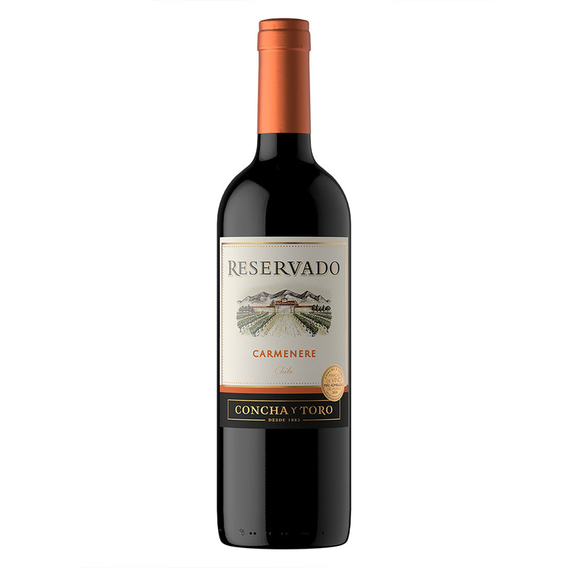 VINO TINTO CONCHA Y TORO RESERVADO CARMENERE 750ML