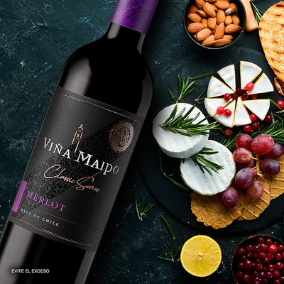 VINO TINTO VIÑA MAIPO MERLOT 750ML