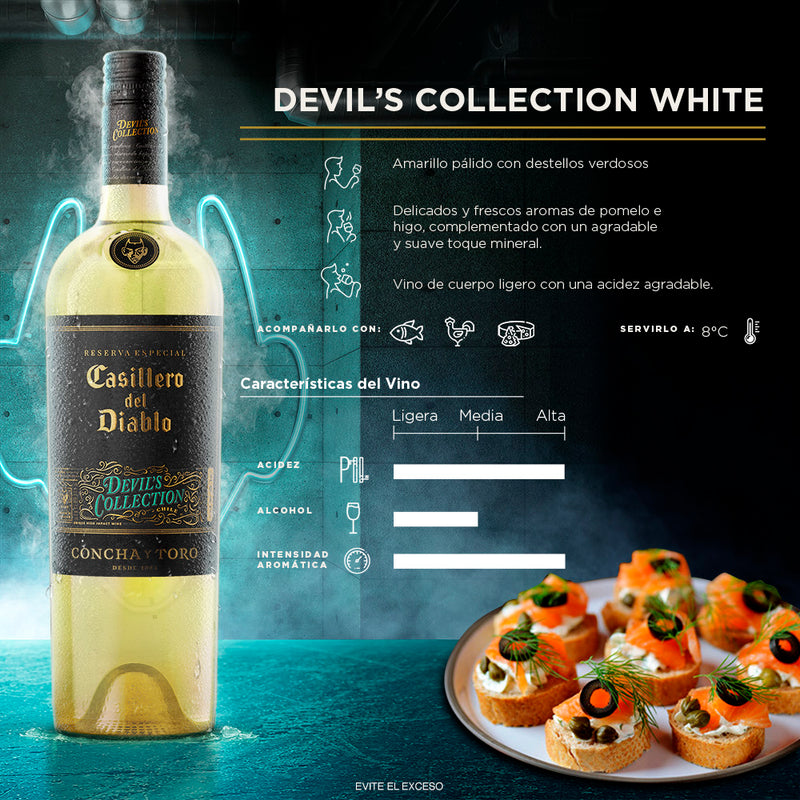 VINO BLANCO CASILLERO DEL DIABLO RESERVA DEVIL&