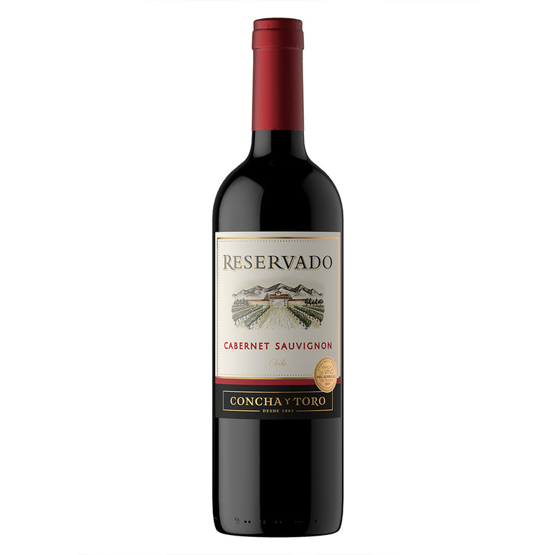 VINO TINTO CONCHA Y TORO RESERVADO CABERNET SAUVIGNON 750ML