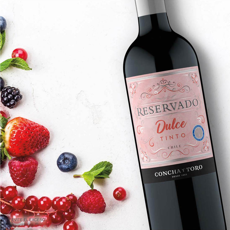 VINO TINTO CONCHA Y TORO RESERVADO SWEET RED 750ML