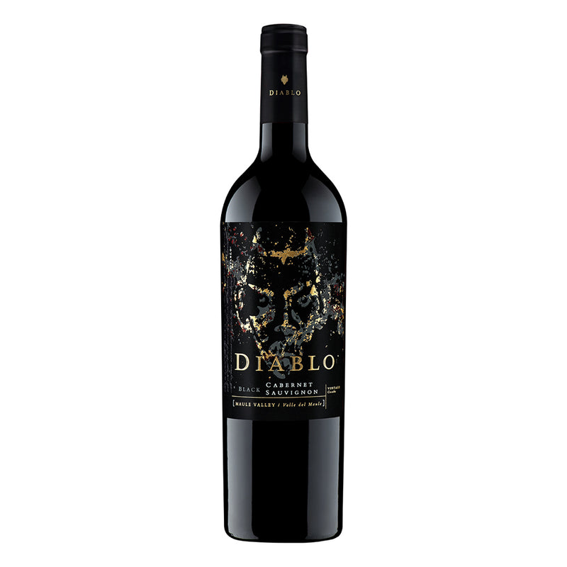 VINO TINTO DIABLO BLACK CABSAUV 750 ML