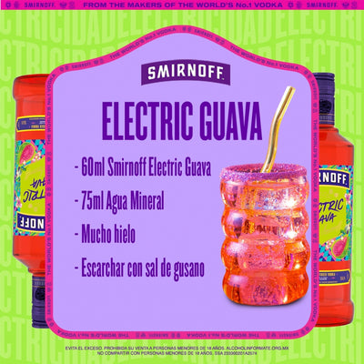 Vodka Smirnoff Electric Guava 750 ml