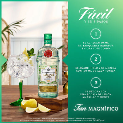 Ginebra Tanqueray Rangpur Lime Cítrica 750 ml