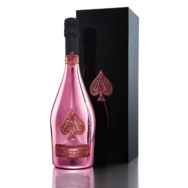 Champagne Armand de Brignac Rosé Wooden Box 750ml