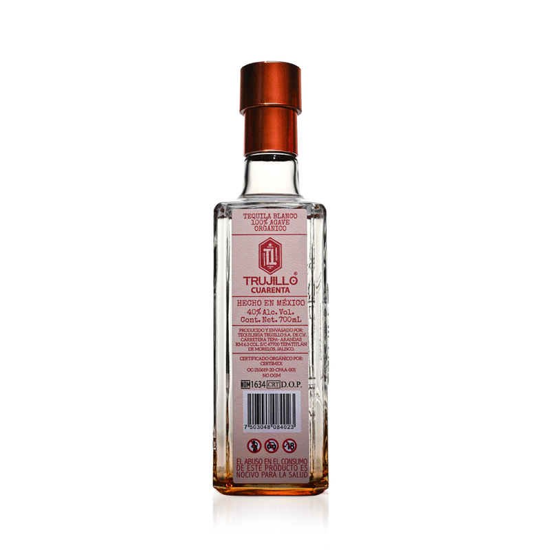 TEQUILA TRUJILLO CUARENTA BLANCO 750ML