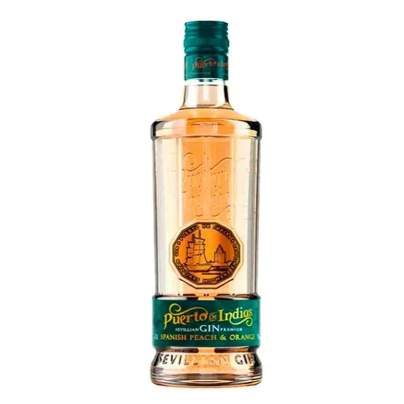 GINEBRA PUERTO DE INDIAS PEACH & ORANGE 750ML