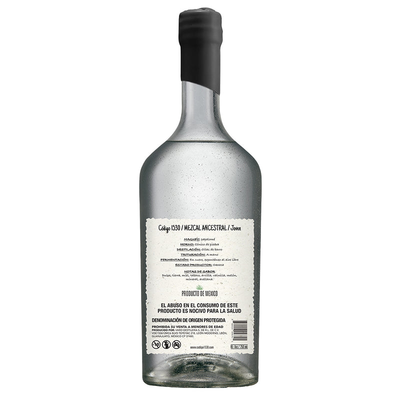 MEZCAL CODIGO 1530 ANCESTRAL PAPLOME 750ML