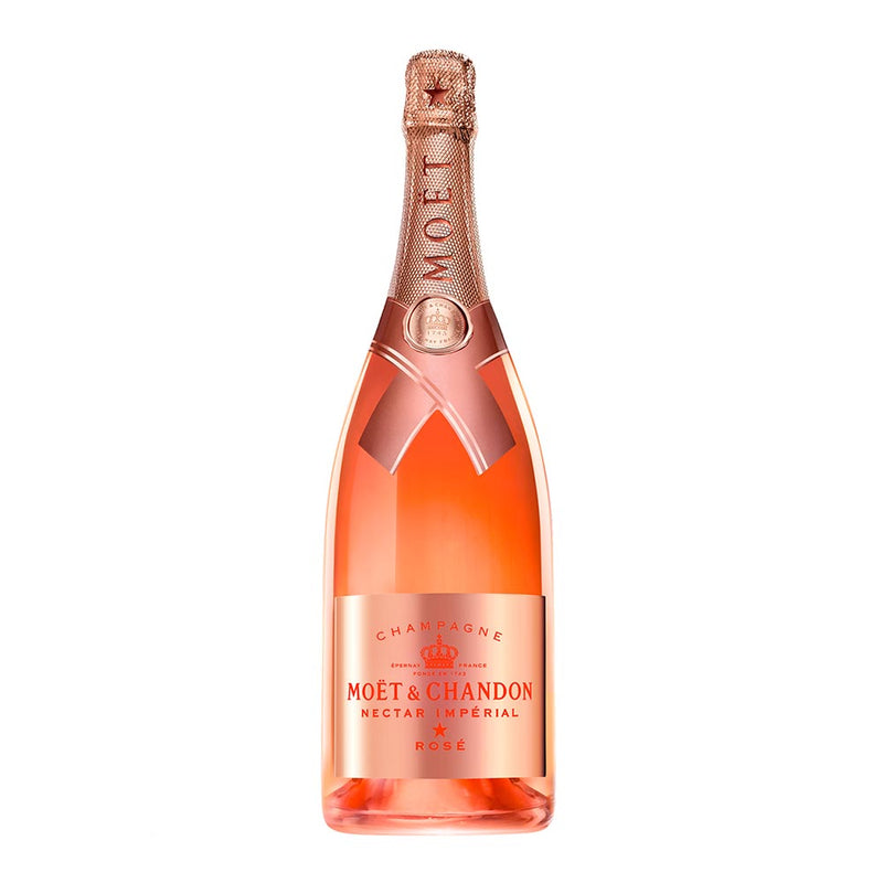 Moët & Chandon Rosé Impérial - Verre Or Rose Élégant Pour Champagne Premium