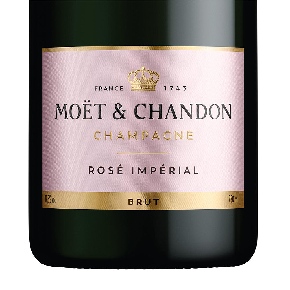 MOËT & CHANDON ROSÉ IMPÉRIAL 750ml Champagne Moët & Chandon Impérial Rosé 750ml – Vinos América