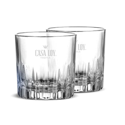 TEQ CASA LOY AÑEJO 750ML  CON VASOS