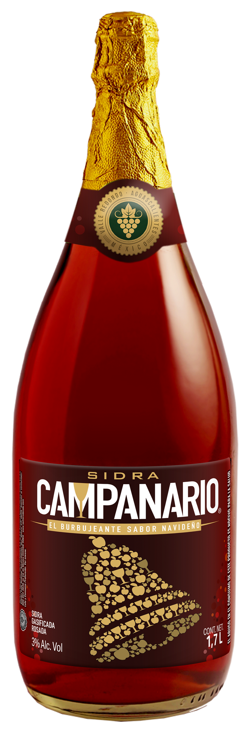 SIDRA CAMPANARIO ROSADA 1700ML