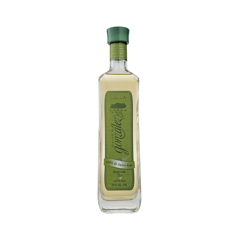 TEQUILA RESERVA DE LOS GONZALEZ REPOSADO 36% 800ML