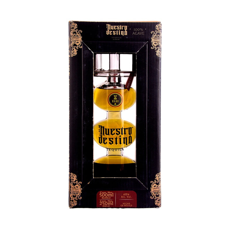 TEQUILA NUESTRO DESTINO BLANCO+ AÑEJO 750ML