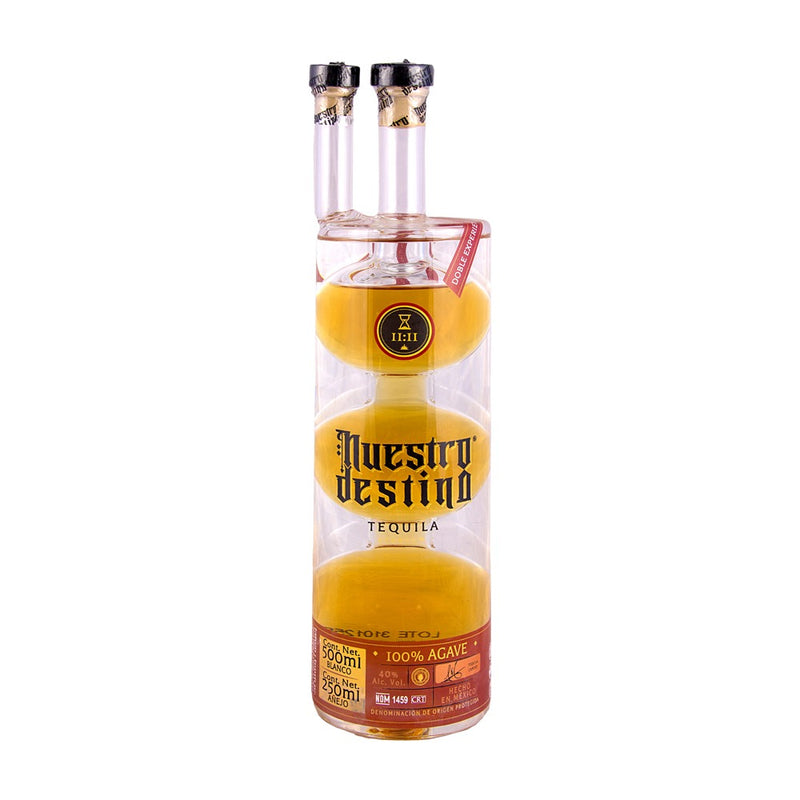 TEQUILA NUESTRO DESTINO BLANCO+ AÑEJO 750ML