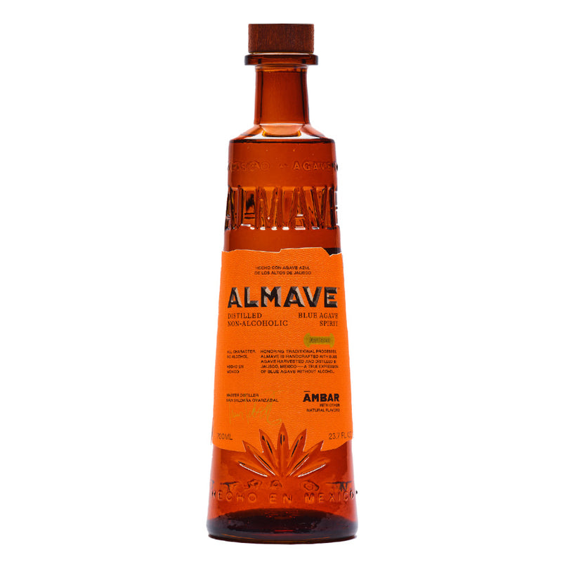 BEBIDA DE AGAVE AZUL ALMAVE AMBAR SIN ALCOHOL 700ML