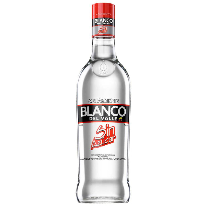 AGUAR COLOMBIANO BLANCO DEL VALLE SIN AZUCAR 750 ML