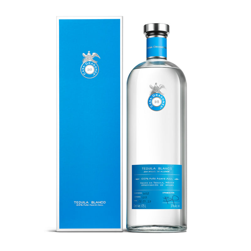 TEQUILA CASA DRAGONES BLANCO 1750ML