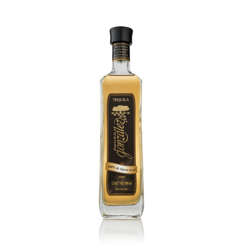 TEQUILA  RESERVA DE LOS GONZALEZ  AÑEJO 800ML