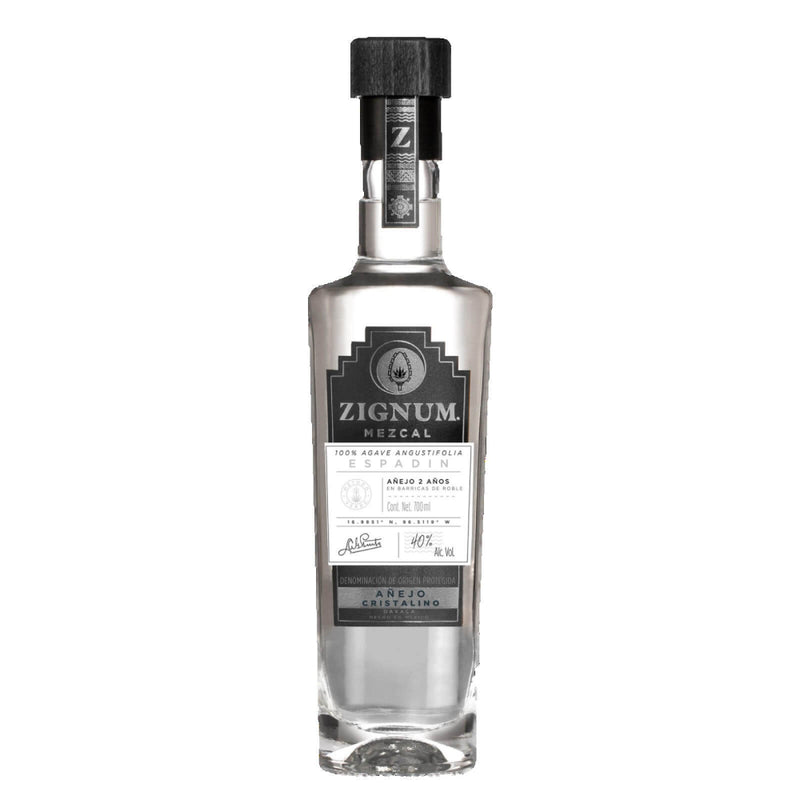 MEZCAL ZIGNUM AÑEJO CRISTALINO 700ML