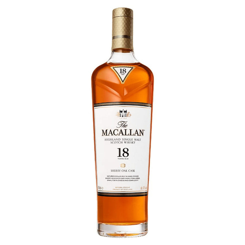 WHISKY THE MACALLAN 18 SHERRY OAK 700ML